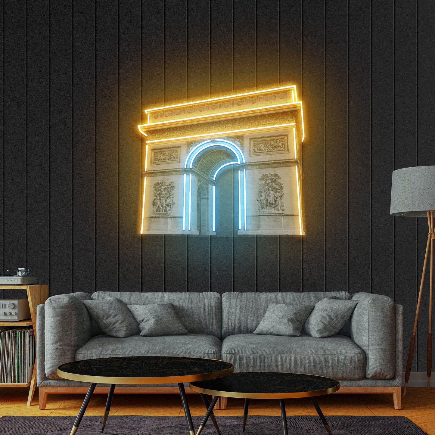 Arc de Triomphe Led Neon Acrylic Artwork - Neonzastudio