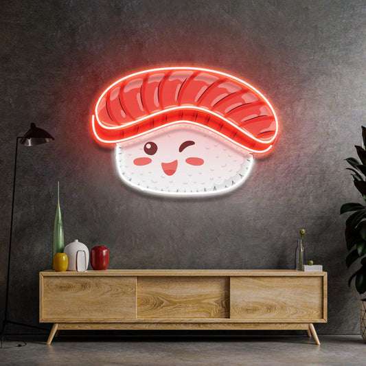 Beef Sushi Led Neon Acrylic Artwork - Neonzastudio
