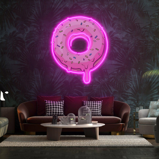 Donut Led Neon Acrylic Artwork - Neonzastudio