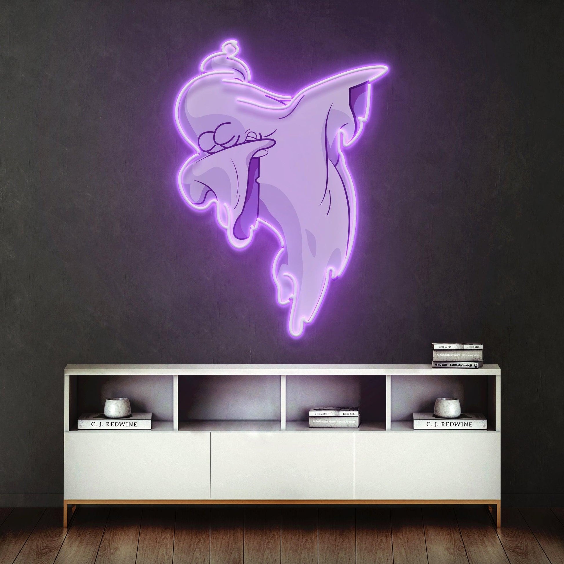 Ghost Dab Led Neon Acrylic Artwork - Neonzastudio