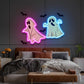 Halloween Ghost Cute Artwork Led Neon Sign Light - Neonzastudio