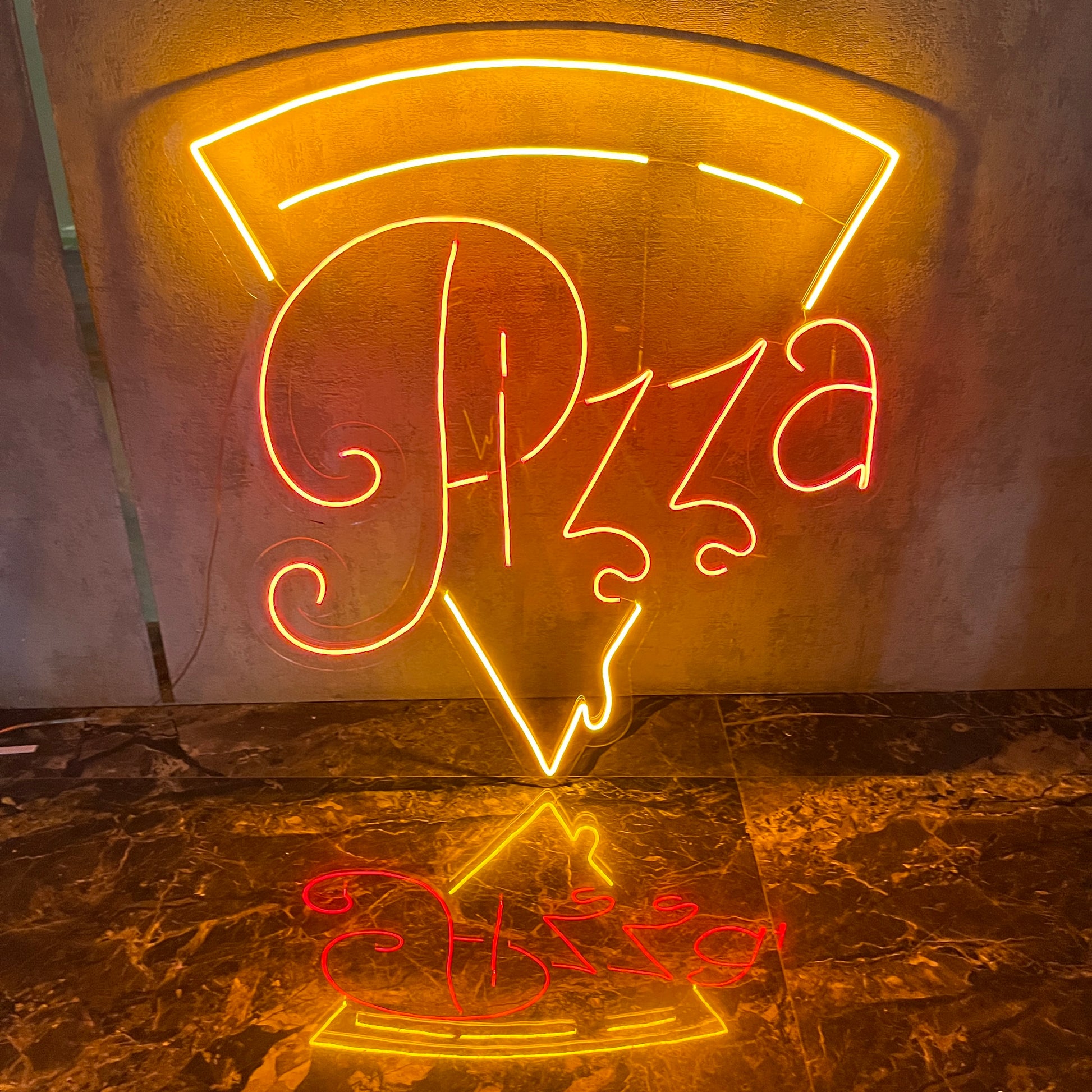 Pizza Neon Sign 30x30inch - Neonzastudio