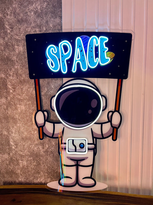 Astronaut Board Artwork Led Neon Sign Light