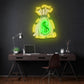 Money Bag Led Neon Acrylic Artwork