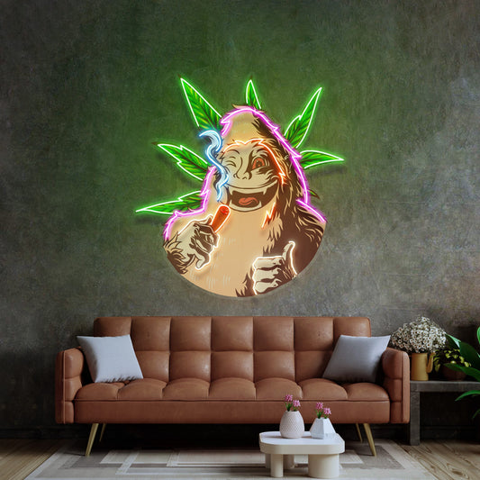 Monkey On Drugs LED Neon Sign Light Pop Art - Neonzastudio