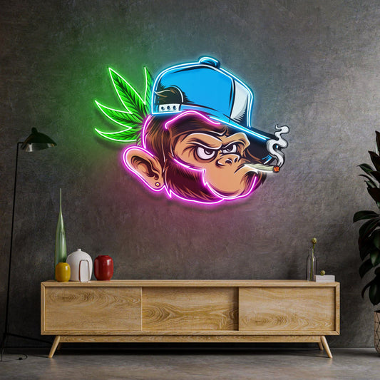 Naughty Monkey LED Neon Sign Light Pop Art - Neonzastudio