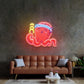 Octopus Neon Acrylic Artwork - Neonzastudio