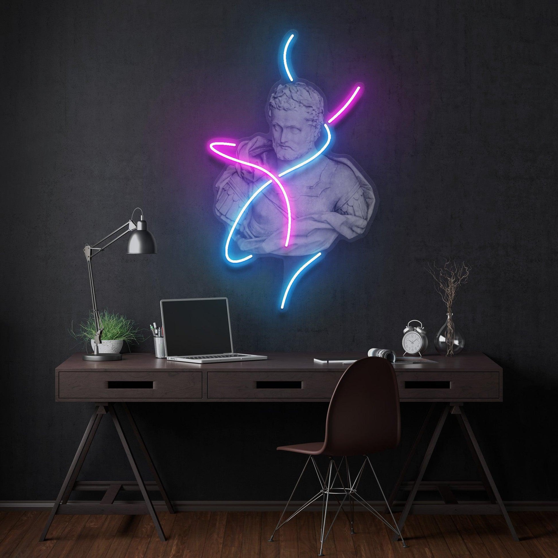 Philosophy Led Neon Acrylic Artwork - Neonzastudio