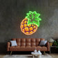 Pineapple Neon Acrylic Artwork - Neonzastudio
