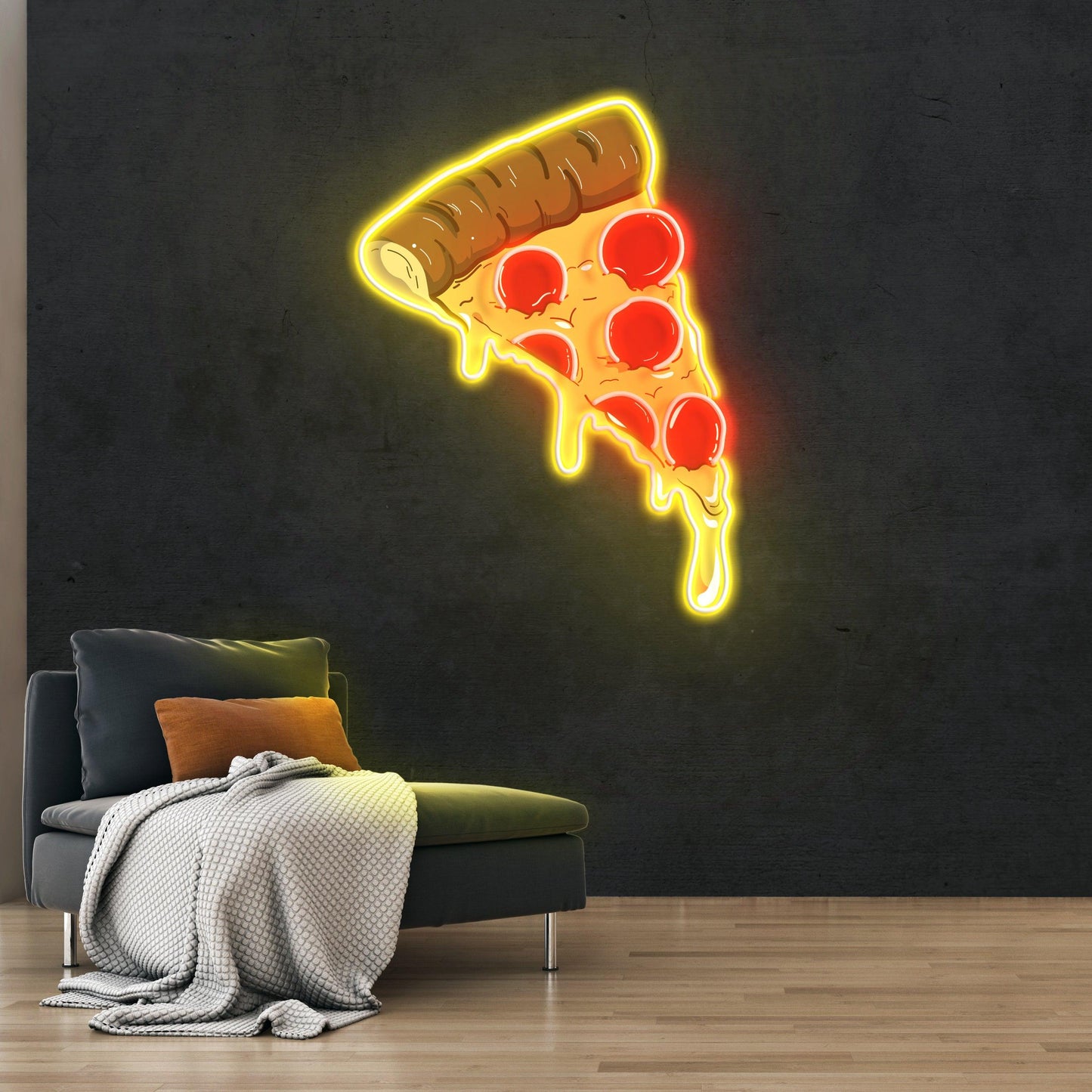 Pizza Neon Sign - Acrylic Artwork - Neonzastudio