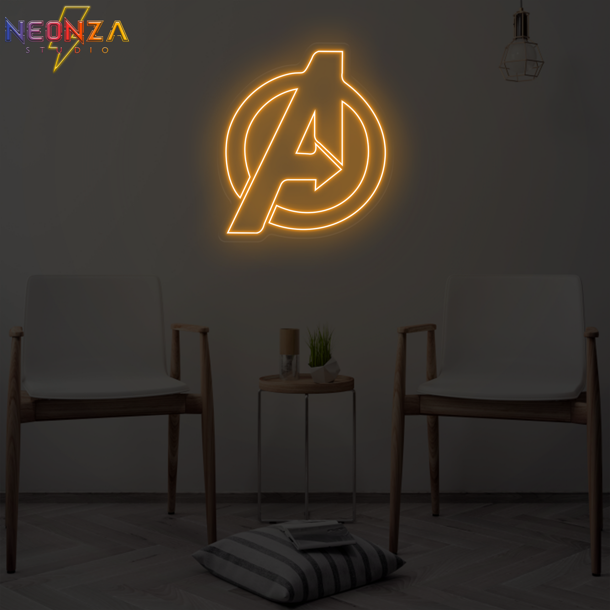 Avengers online neon light