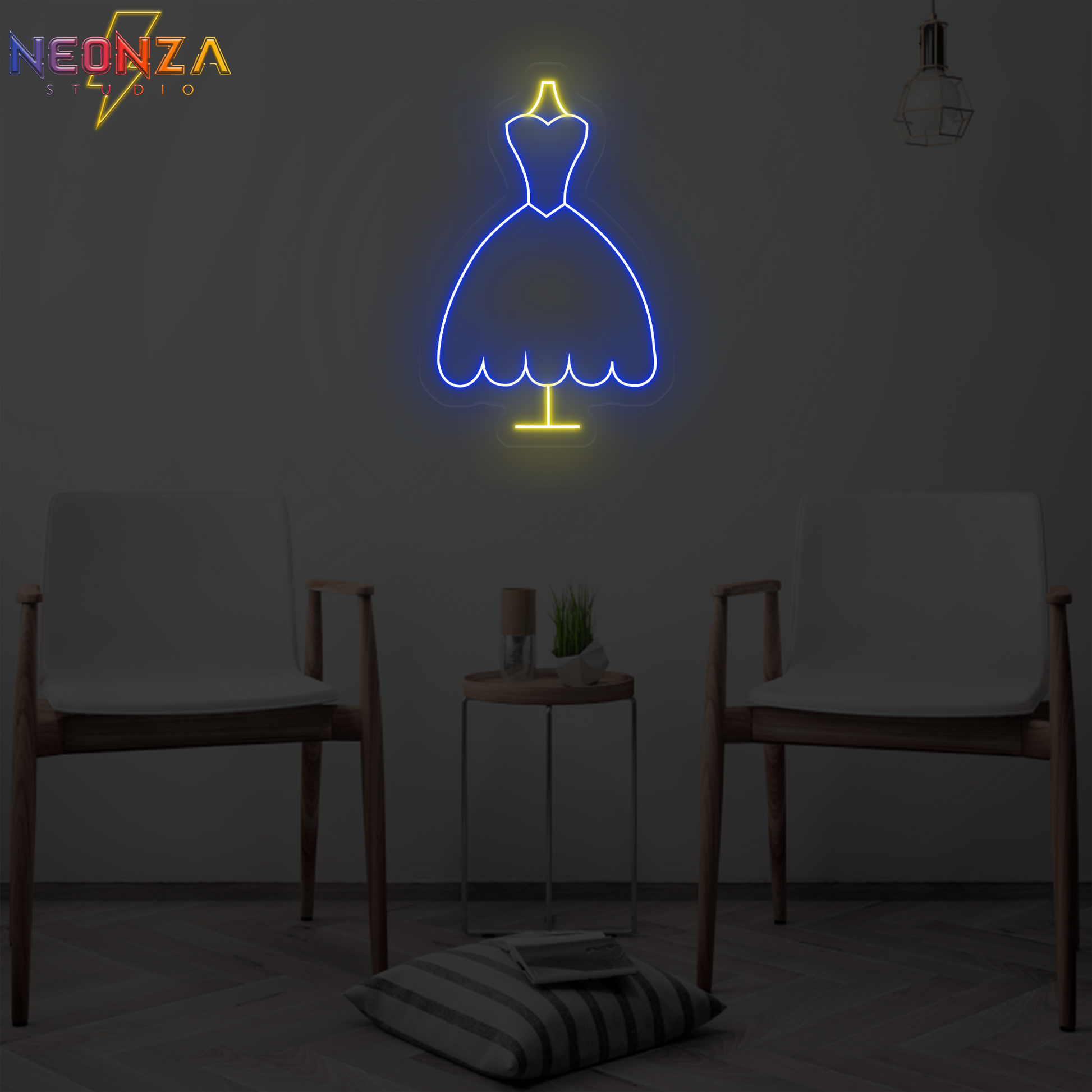 dress neon sign Cloth Neon Sign, Dress Neon Sign, Woman Dress Led Light, Frock Light Sign, Gown Neon Decor, Custom Sign for a Clothing Store, Gift for Her