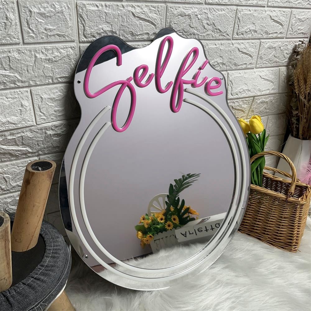 Selfie Mirror Neon Sign - Neonzastudio