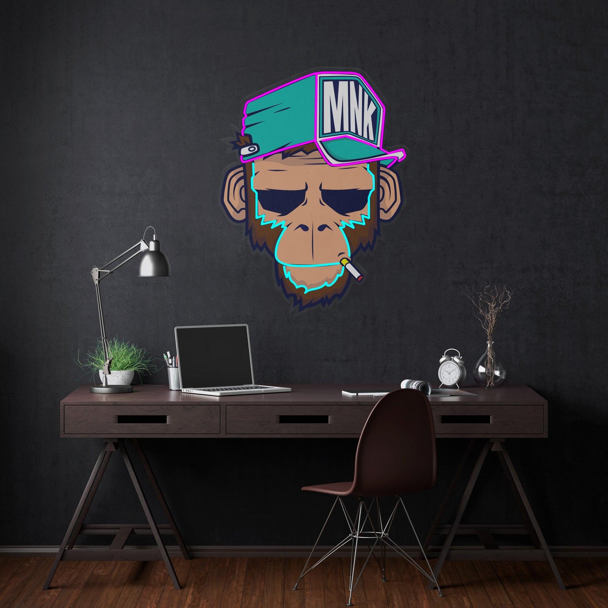 Spoiled Monkey Led Neon Acrylic Artwork - Neonzastudio