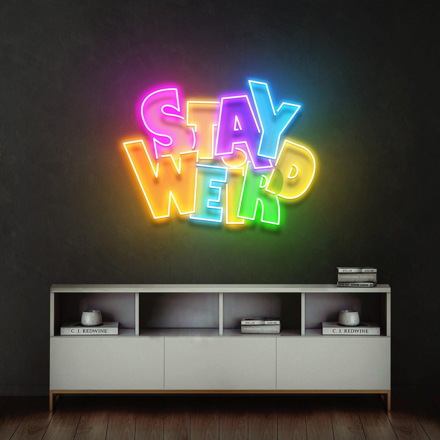 Stay Weird Led Neon Acrylic Artwork