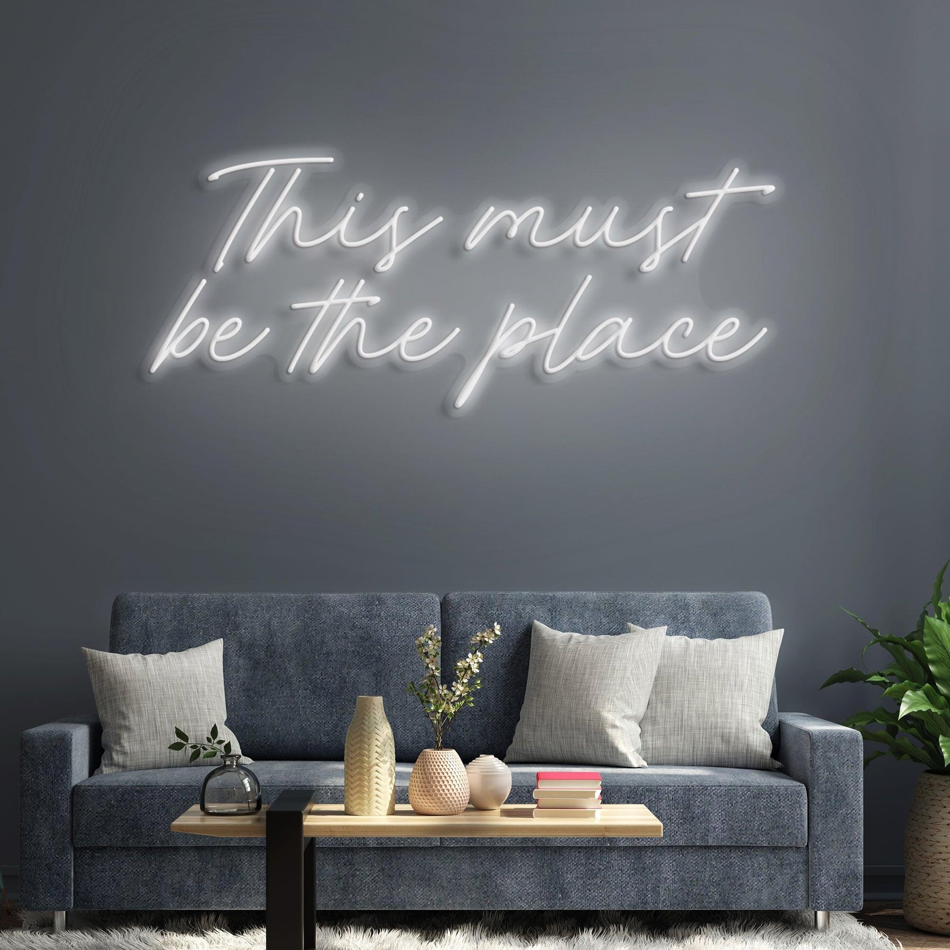 This Must Be The Place Neon Sign - Neonzastudio