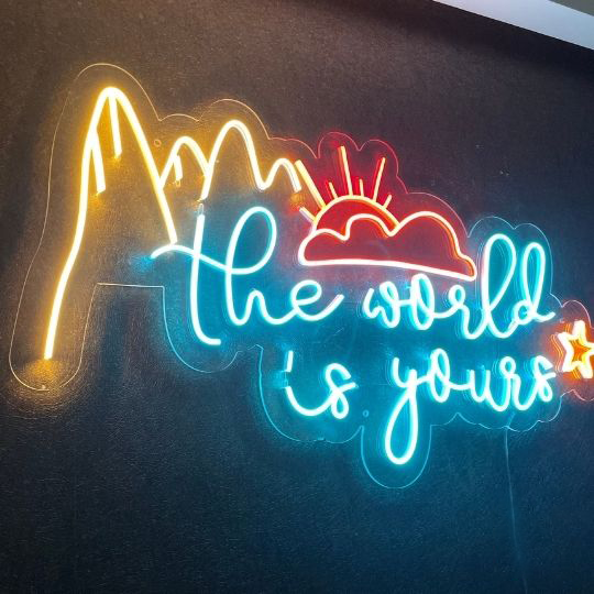 the-world-is-yours-neon-sign