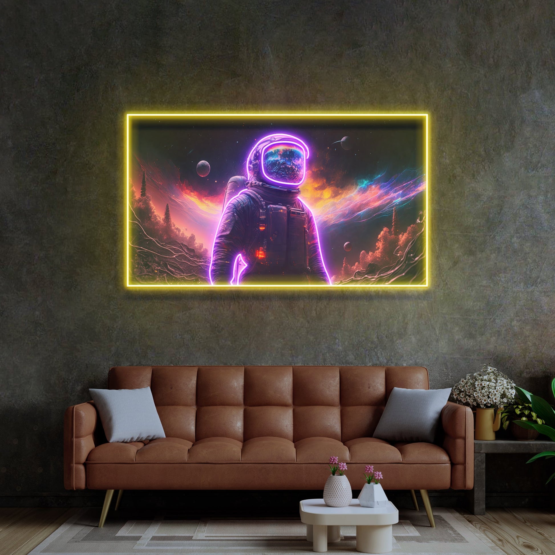 Astronaut in Space LED Neon Sign Light Pop Art - Neonzastudio