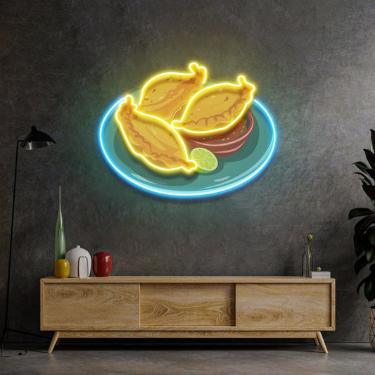 Empanada LED Neon Sign Light Pop Art - Neonzastudio