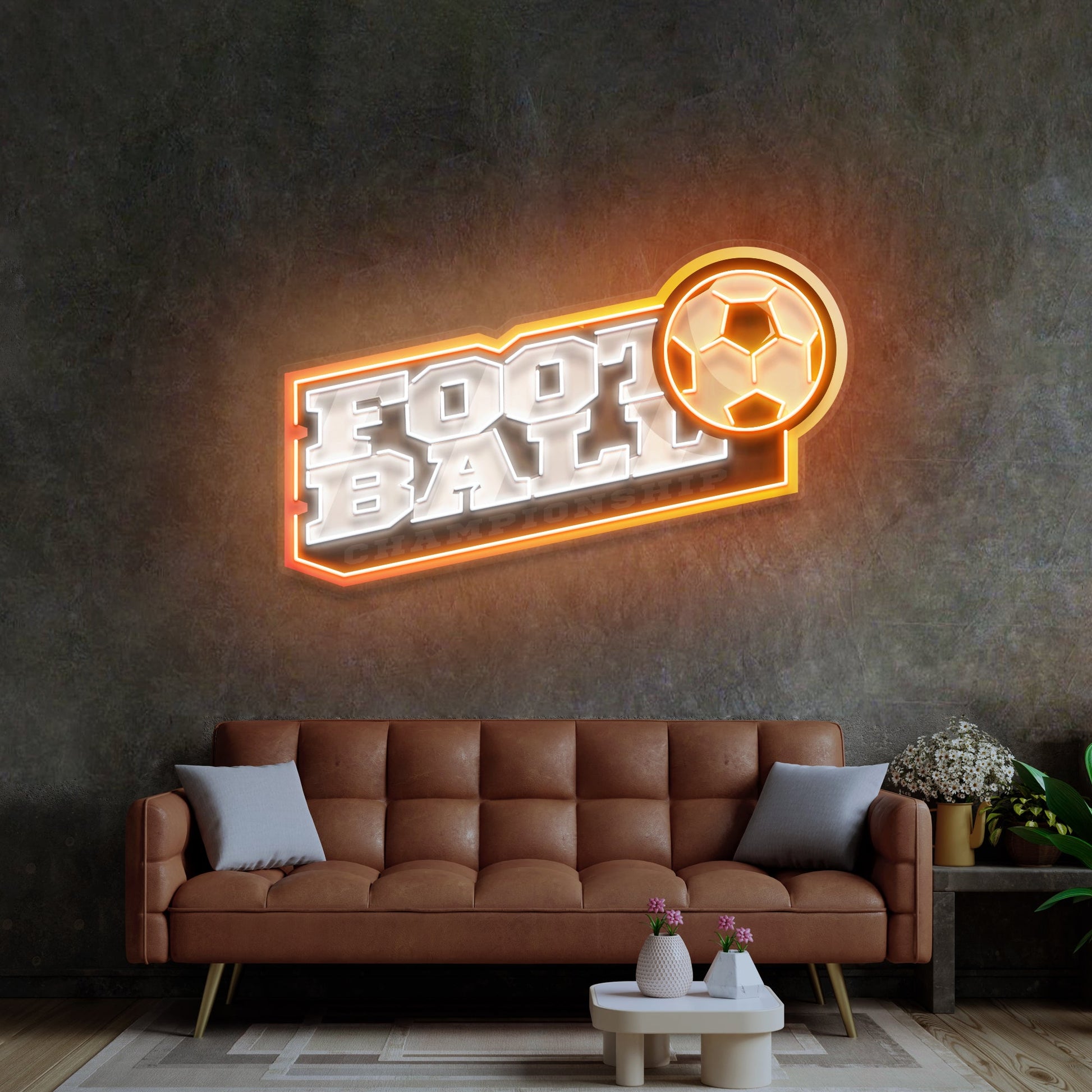 Football LED Neon Sign Light Pop Art - Neonzastudio