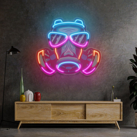 Mask LED Neon Sign Light Pop Art - Neonzastudio