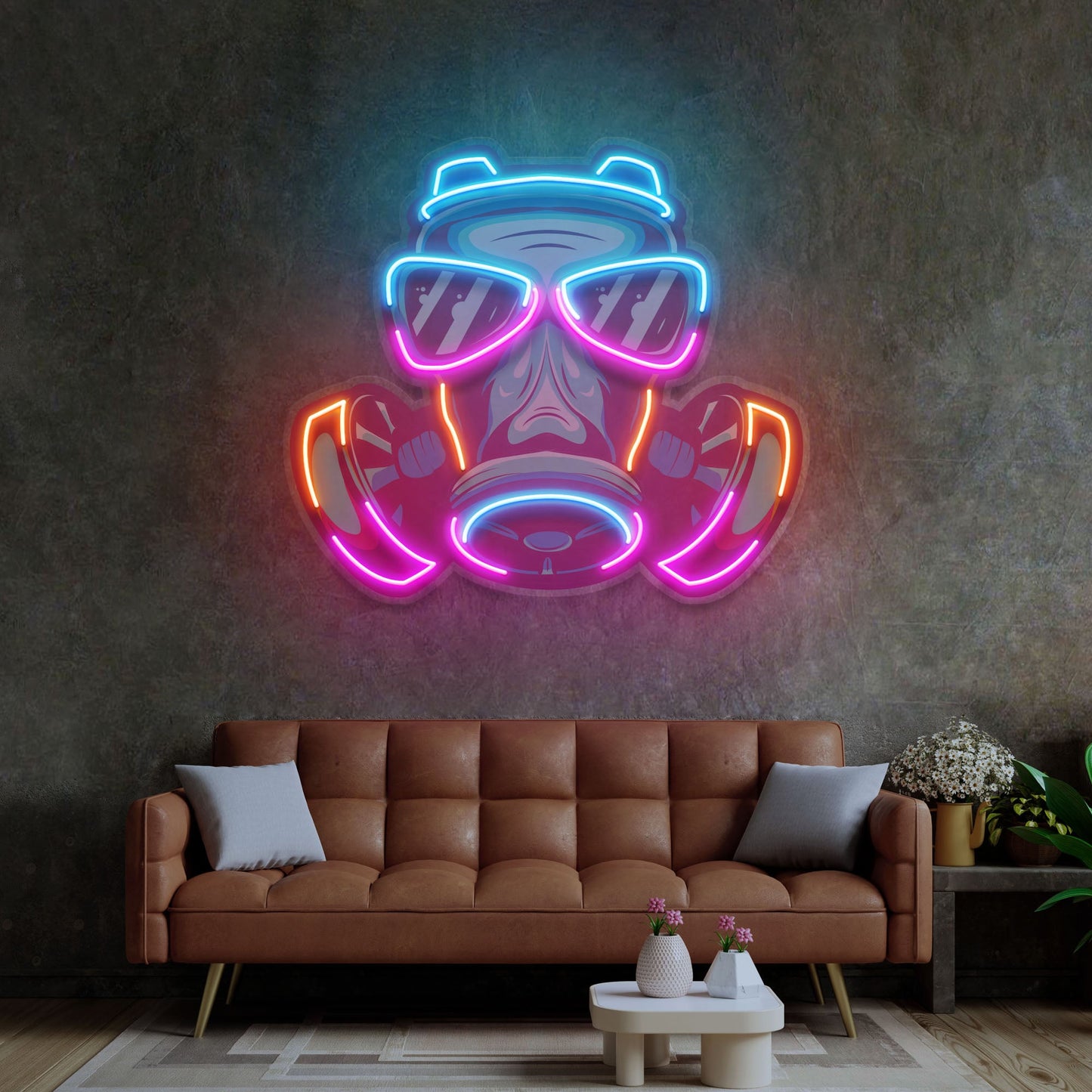 Mask LED Neon Sign Light Pop Art - Neonzastudio