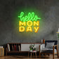 Hello Monday LED Neon Sign Light Pop Art - Neonzastudio