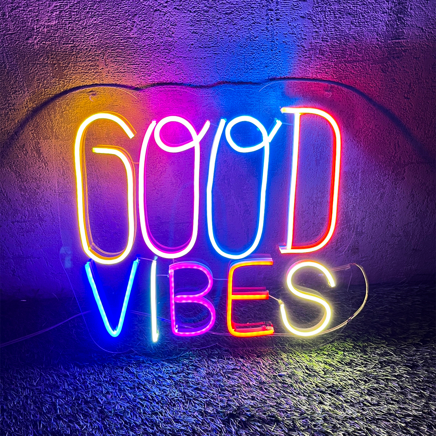 Buy Good Vibes Only Yellow Online India – acrylicsheetsindia